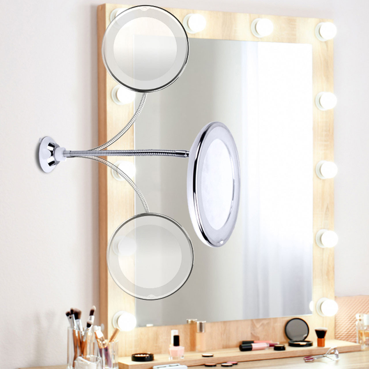 Зеркало для макияжа с LED подсветкой My Flexible 7 - фото 7 - id-p1161753761