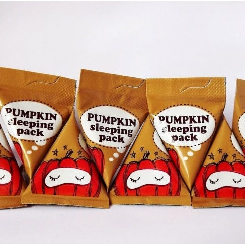 Нічна маска з екстрактом гарбуза Too Cool For School Pumpkin Sleeping Pack