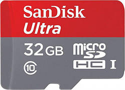 Micro SD 32Gb [Sandisk] class 10 80Mb/s (без адаптера)