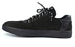 Кросівки кеди чорні нубук чоловіче взуття Rosso Avangard Lion Sleep Black Nub, фото 3