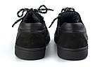 Кросівки кеди чорні нубук чоловіче взуття Rosso Avangard Lion Sleep Black Nub, фото 10