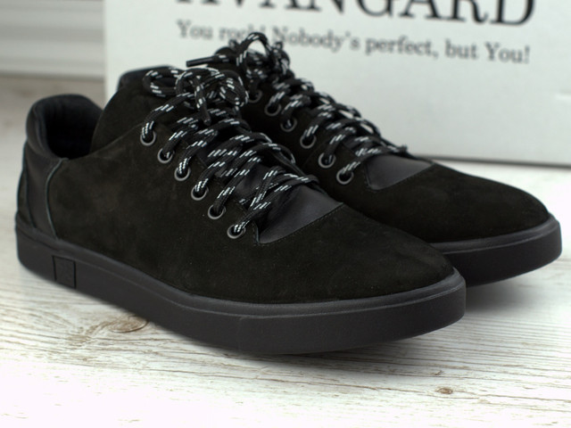 Rosso Avangard Lion Sleep Black Nub Кроссовки кеды черные нубук мужская обувь Rosso Avangard Lion Sleep Black Nub