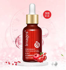 Опт Зволожуюча сироватка для обличчя Images Pomegranate Fresh Skin Natural Essence, 15 мл, фото 4