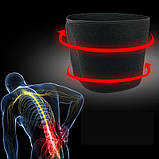 Фітнес пояс СНАОВА для схуднення та занять спортом XL чорний 01202, фото 8