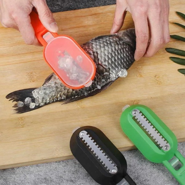 Нож-скребок для чистки рыбы Fish Scales Wiper Cleaning - фото 4 - id-p1161819831