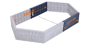 Подовжувачі для високих грядок Graf ERGO (645101)