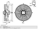 Вентилятор осей S4D500-AM03-01 (HyBlade) Ebm-Papst, фото 3