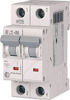 Автоматичний вимикач Eaton HL-С6/2 2P 6А тип С