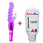 Фіолетовий вібратор із лупикантом стимулятор точки G і клітора, фото 8