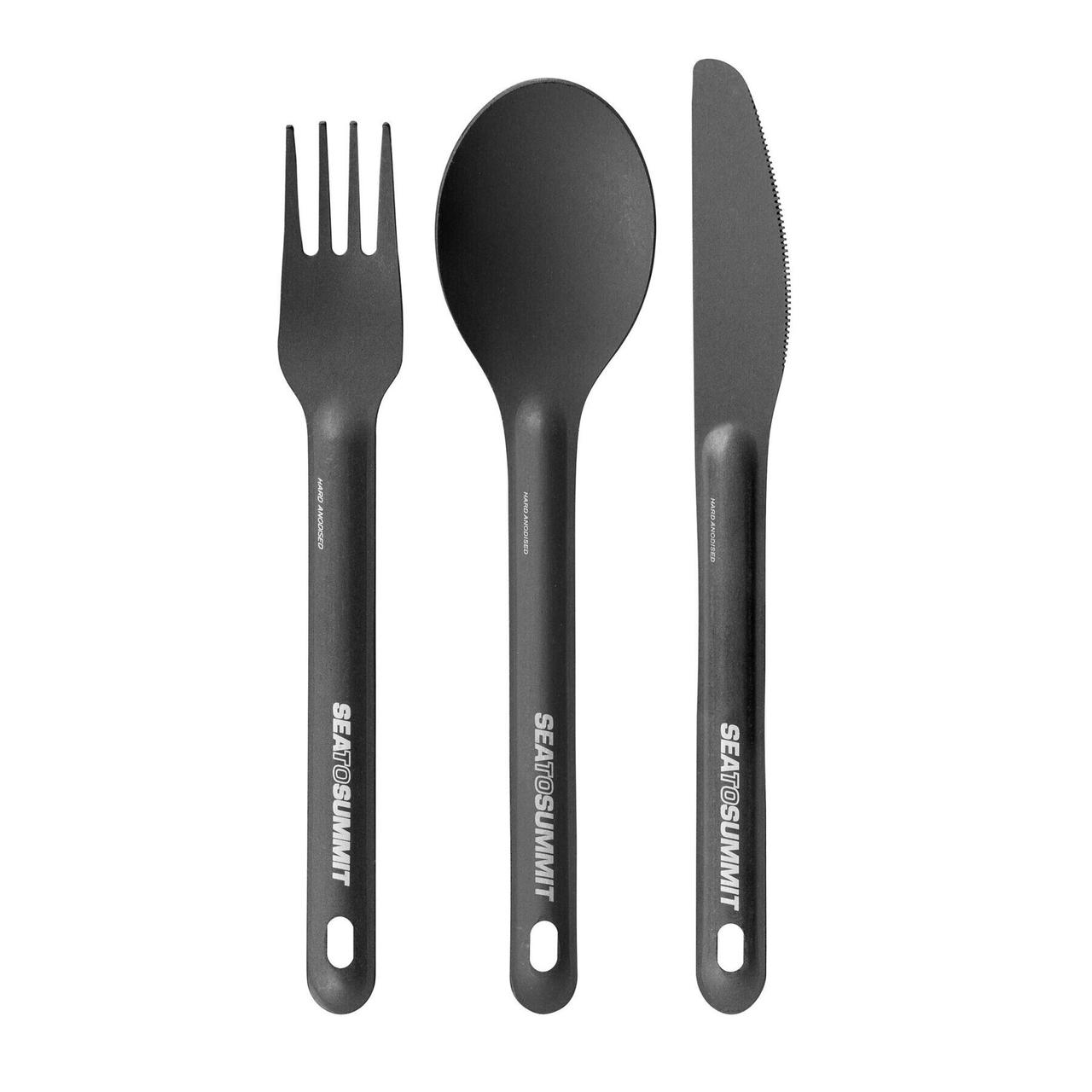 Набор столовых приборов Sea To Summit - Alpha Light Cutlery Set Grey