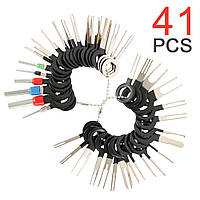 Набор экстракторов для удаления контактов из разъемов (контактный съемник) 41 шт