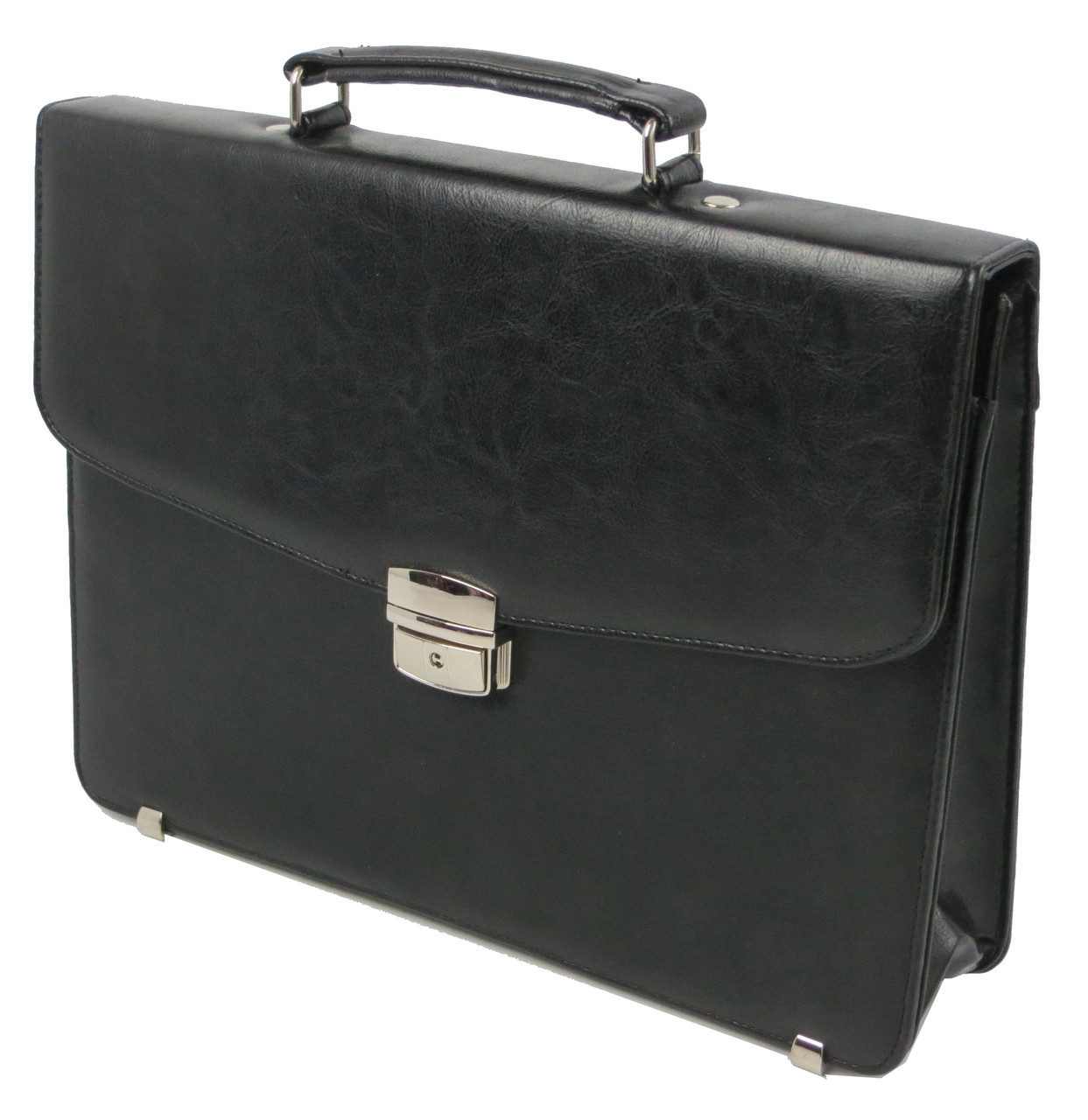 Невеликий чоловічий Портфель hotdeal зі штучної шкіри Exclusive, Україна чорний, фото 1