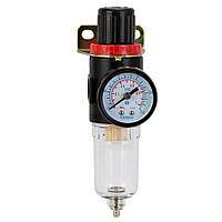 Фільтр-влагоотделитель з редуктором і манометром 500 л/хв 1/4" SIGMA (7034591)