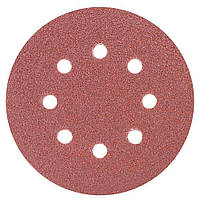 Шлифовальный круг 8 отверстий Ø125мм P60 (10шт) Sigma (9122641)