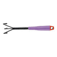 Культиватор-рыхлитель полая ручка 33,5см углеродистая сталь фиолетовый Grad