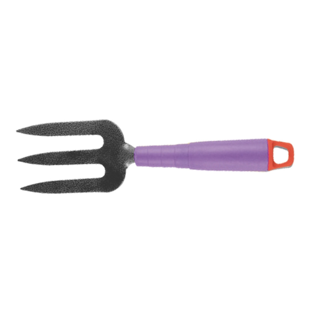 Вилка посадочная полая ручка 28,5см углеродистая сталь фиолетовая Grad - фото 1 - id-p1161893142