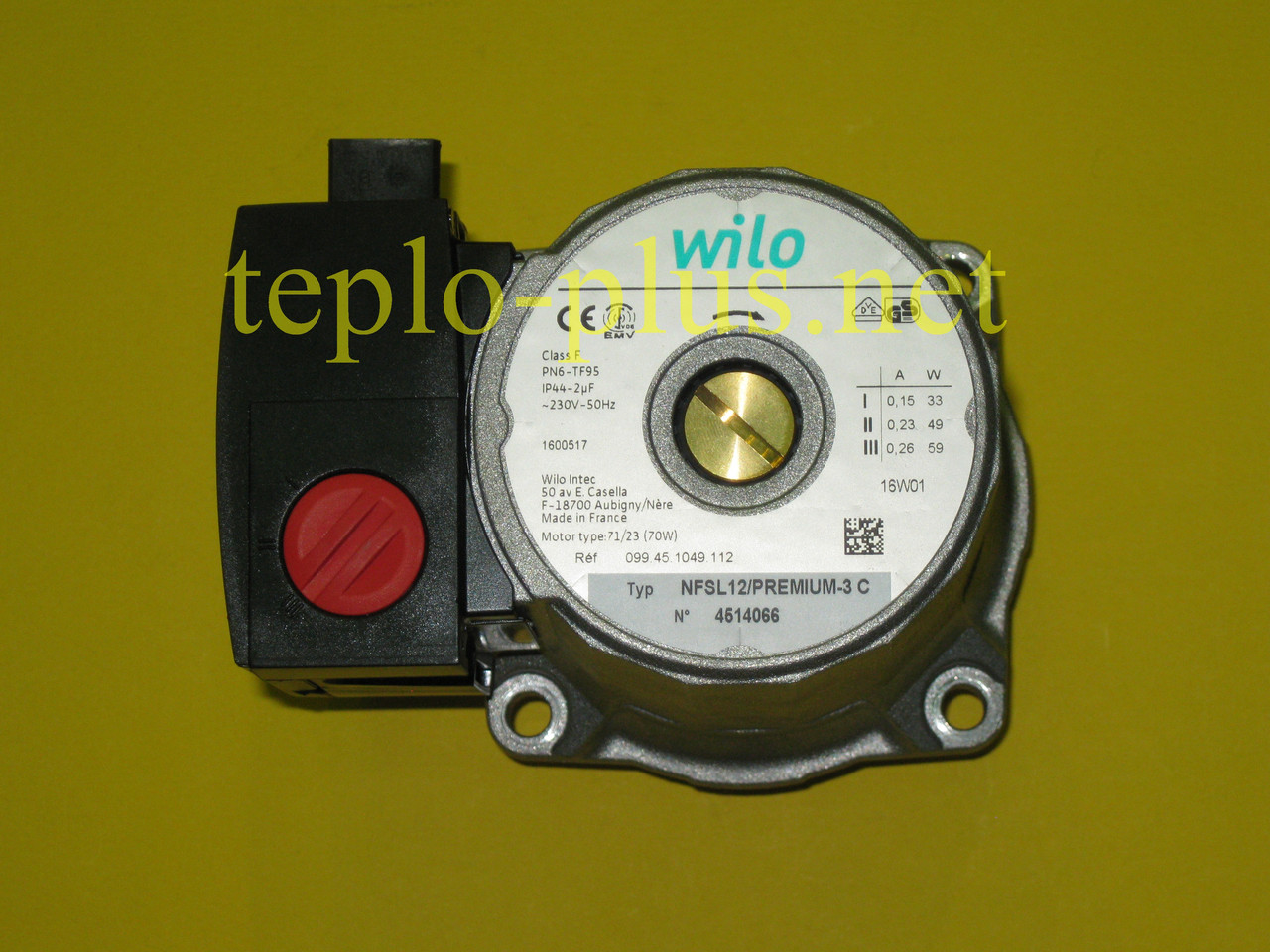 Насос 65103096 Ariston Egis 24 CF, 24 FF, TX/T2 23 MI, 23 MFFI, 27 MFFI, Microgenus Plus 24 RFFI