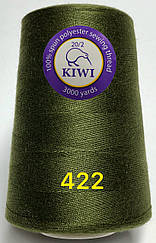 Нитки Армовані ТМ KIWI 20/2 (3000 ярд) колір No 422