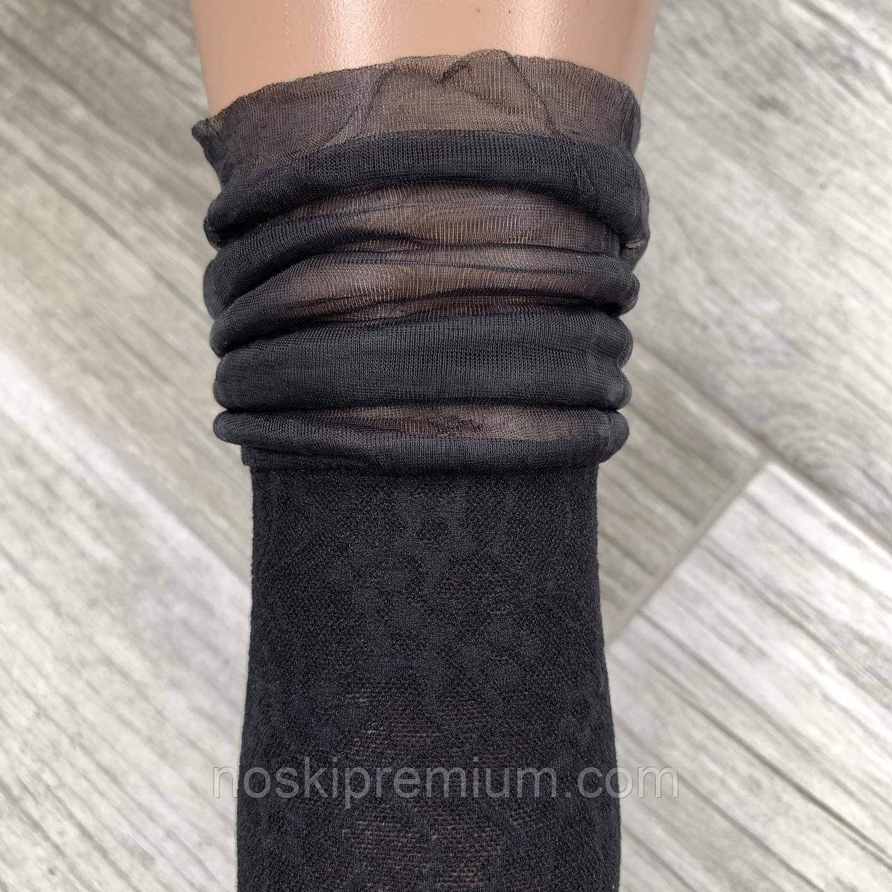 Носки женские капроновые с рисунком Шугуан, размер 37-40, чёрные, В080-268 - фото 3 - id-p1161992898