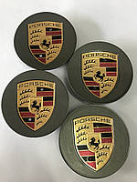 Колпачки заглушки в литые диски Porsche 76/59/15 мм. 7L5 601 149 графит