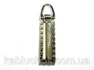 Ручка ПУЛЕР (курсор) для бігунка, кол. нікель, фото 1