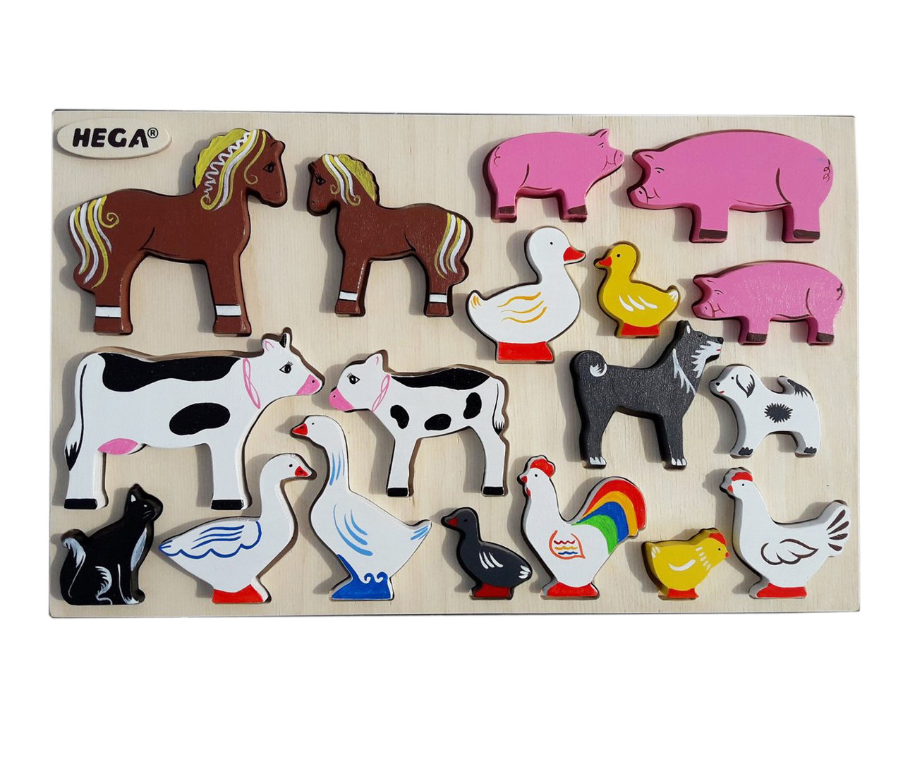 Розвивальна гра для комплексного розвитку "Свiйськi тварини", фото 1