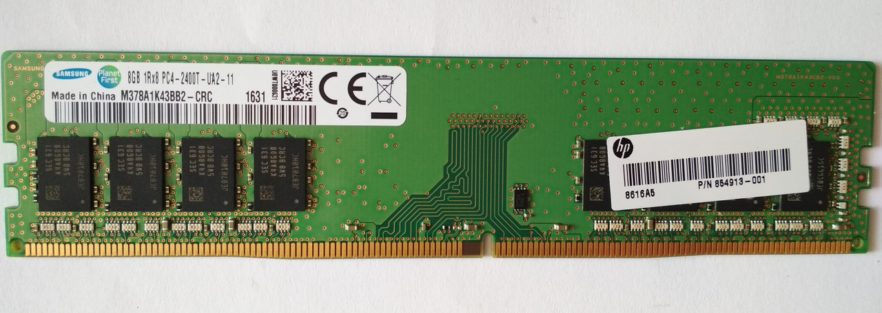 8gb DDR4 Samsung PC4-19200U 2400T RAM Оперативна пам'ять