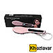 Гребінець-випрямляч з дисплеєм Hair Brush Straightening HQT-906, фото 5