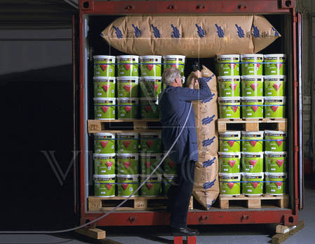Розміщення та кріплення вантажів в універсальних контейнерах пневмоволочками, фото 2