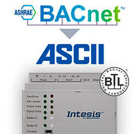 Шлюз BACnet IP & MS/TP Client to ASCII IP & Serial Server Gateway - 600 points