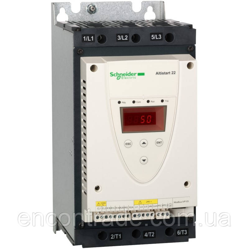 ATS22D88Q Schneider Electric ПРИСТРІЙ ПЛАВНОГО ПУСКУ ATS22 88A 400B, фото 1