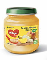 Пюре Milupa ( Милупа) Яблоко,банан и персик 125 гр, от 6 мес