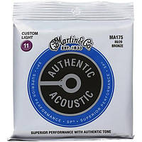 Струны Martin MA175 Bronze 80/20 Custom Light 11-52