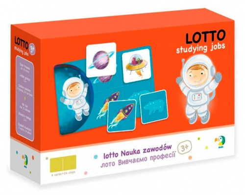 Настільна Гра mebelime DoDo Лото "Вивчаємо професії" 300136, 24 фішки