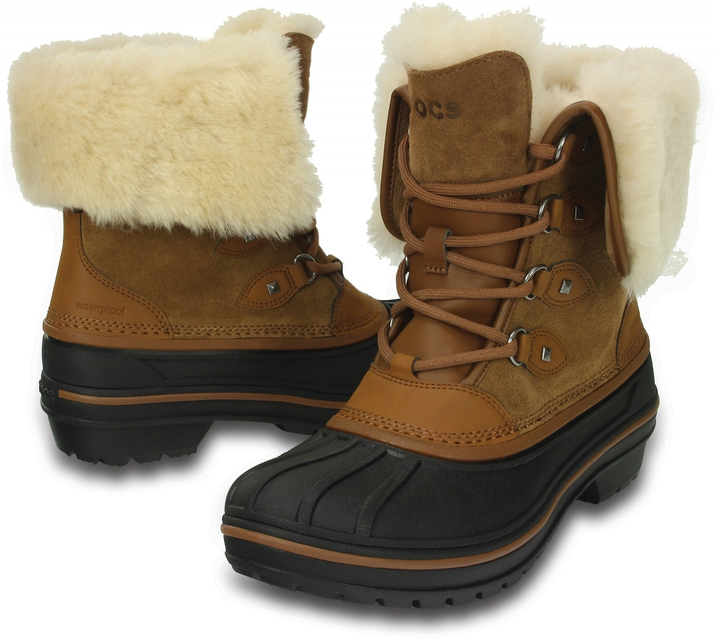 Crocs women's allcast luxe duck boot sale