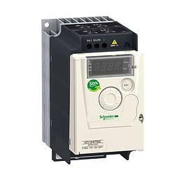 ATV12H075M2 Schneider Electric ATV12H075M2 ПЕРЕТВОРЮВАЧ ЧАСТОТИ ATV12 0.75 кВт 240В 1Ф