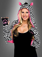 Женский карнавальный костюм зебры