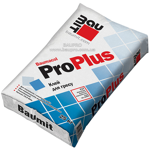 Клей BAUMIT ProPlus для керамогранітної плитки, 25 кг