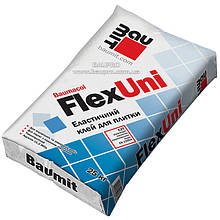 Клей BAUMIT FlexUni високоеластичний для великогабаритної плитки, 25 кг