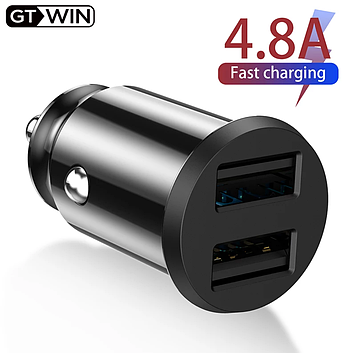 Автомобільне USB зарядний пристрій фірми GTWIN 2 USB порту.