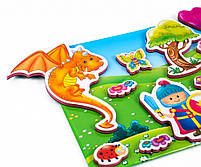 Дитяча настіільна гра mebelime mebelime "Принцеса іі лицар" RK2070-01 магніітна, фото 3