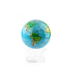 Самовращающийся гіро-глобус Mova Globe Фізична карта світу (3 розміру) 114