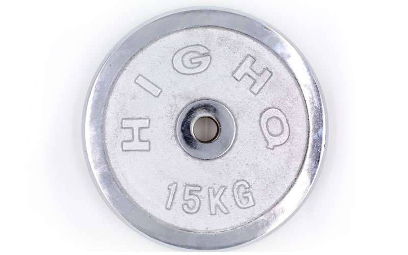 Диск (шт) хромований 15 кг d-30 мм ТА-1455 -15, фото 1
