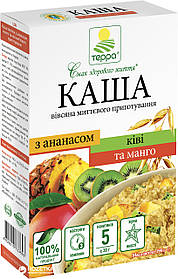 Каша вівсяна з манго ківі та ананасом швидкого приготування "Терра" 190 г
