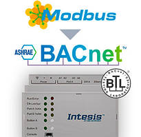 Шлюз Modbus TCP & RTU Master to BACnet IP & MS/TP Server Gateway - 250 points