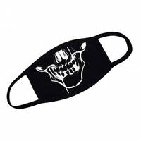 Тканинна маска з кишенею для змінного фільтра "Череп"