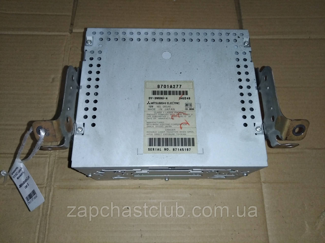 Стаціонарна автомагнітола 8701A277
 (57183) Lancer X Mitsubishi, фото 1