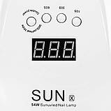 Професійна лампа UV/LED SUN X для сушіння гель-лаку, 54 Вт., фото 4