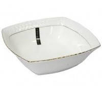 Салатник фарфоровий 20 см квадратний Interos 8 Снігова Королева