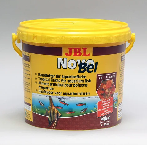 JBL NovoBel 10.5 L (1995 г) універсальні пластівці для всіх видів акваріумних риб